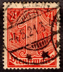 1920, Germany 1Mk, Used, Sc OL15