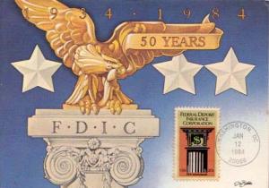 United States, First Day Cover, Banking