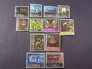 ZAMBIA # 39-50 -MINT NEVER/HINGED-COMPLETE SET-------1968