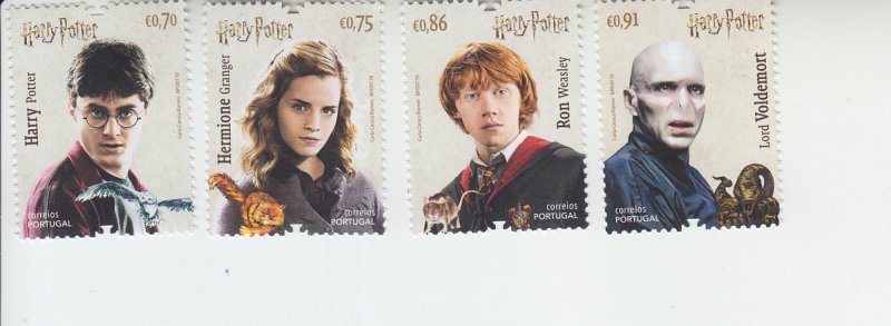 Portugal 2019 Harry Potter 4 MNH stamps