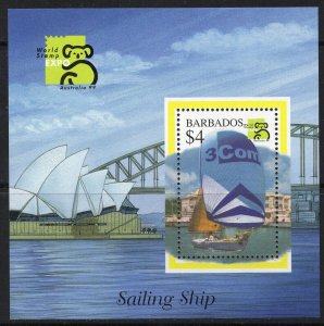 Thematic stamps BARBADOS 1999 AUST STAMP EXPO MS1133 mint