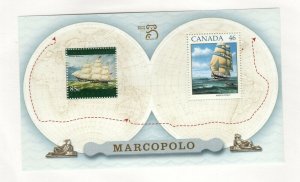 Canada 1999 Marco Polo souenir sheet. Unitrade #1779a VFMNH CV $3.50