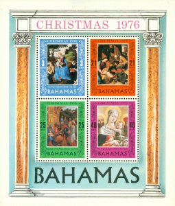 R31-0151 BAHAMAS 397a SS CHRISTMAS 1976 BIN $5.00