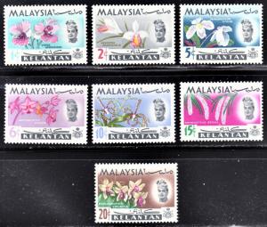 Malaysia Kelantan Scott 91-97 complete set  F to VF used.