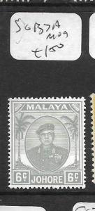 MALAYA  JOHORE (P1205B) SULTAN SG 137A     MOG