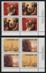 Canada 850a,2a BR Plate Blocks MNH Academy of Arts