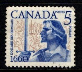 Canada - #390 Battle of Long Sault  - Used