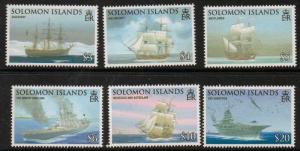 SOLOMON ISLANDS SG1262/7 2009 SEAFARING & EXPLORATION MNH