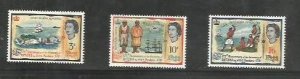 FIJI - 1966 - Discovery of Rotuma, 175th Anniv - Perf 3v Set - Mint Never Hinged