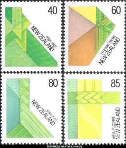 New Zealand Scott 883-886 Mint never hinged.