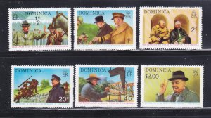 Dominica 405-410 Set MNH Winston Churchill (A)