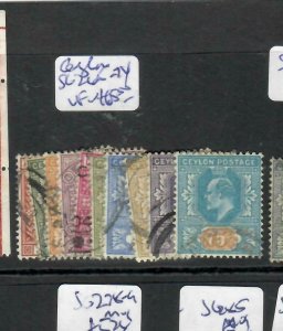 CEYLON  (PP1912B)  KE  TO 75C CA   SG 265-74    VFU 