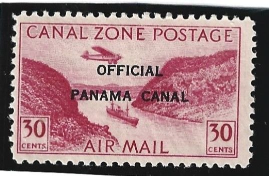 Canal Zone Scott #CO5 Mint 30c Official Air 2021 CV = $17.50