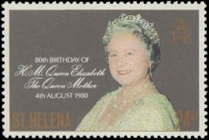 St. Helena #341, Complete Set, 1980, Royalty, Never Hinged