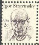 US Stamp #1845 MNH Igor Stravinsky Single