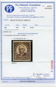 US SCOTT #686, Mint-XF-OG-PH Graded 90 PF Certificate (DFP)