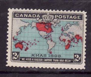 Canada-Sc#86- id8-unused hinge remnant  2c Map-1898-