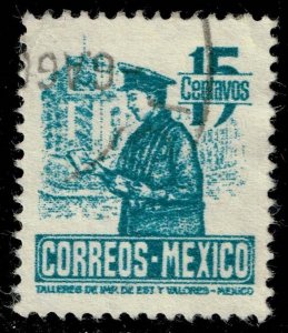 Mexico #825 Postman; Used