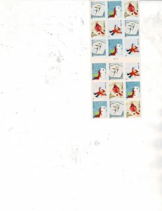 Winter Fun Forever US Postage ATM Booklet #4941-44b VF MNH