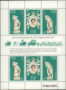 Fiji #384, Complete Set, Souvenir Sheet, 1978, Never Hinged