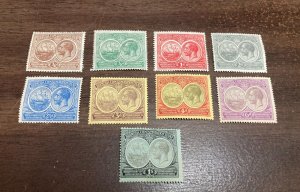 KAPPYSTAMPS  BERMUDA #55-60, 67-67 1920-21 issues MINT HINGED COMPLETE SET H376