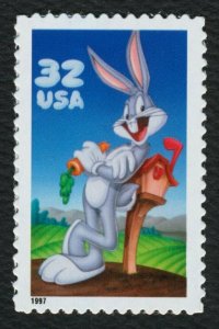 #3138a 32c Bugs Bunny, Mint **ANY 4=FREE SHIPPING**