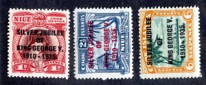 1935 Papua  Sc # 67/69 mnh** cv. $22.50 ( 499 JUB )