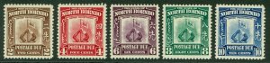 SG D85-D89 North Borneo 1939 Postage due set of 5. Fine fresh lightly mounted...