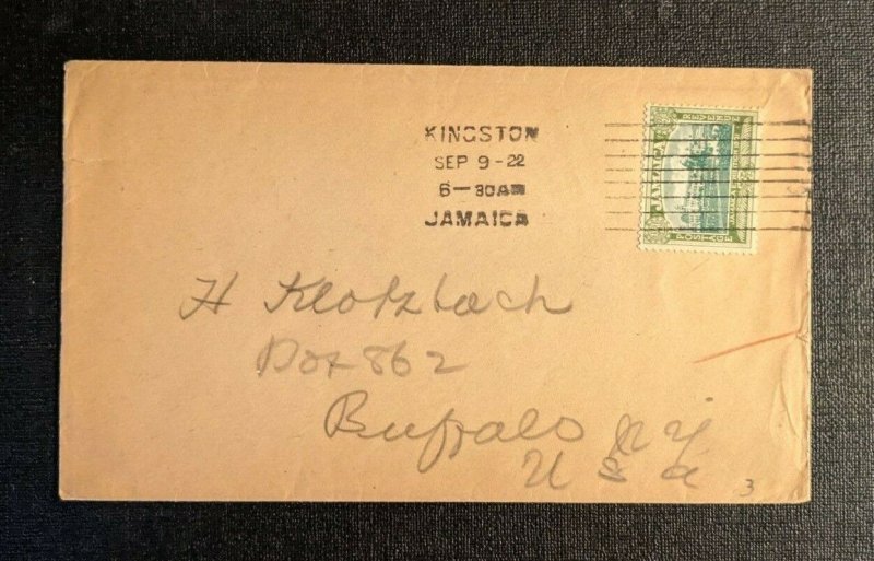 1922 Kingston Jamaica Cover to Buffalo NY