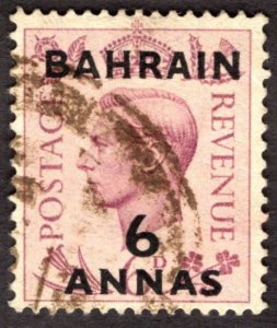 1948, Bahrain 6A, Used, Sc 58