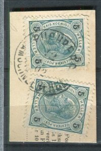 AUSTRIA; 1890s-1900s early F. Joseph issue fine used Full Postmark PIECE