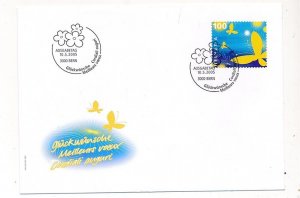 D331999 Switzerland FDC Best Wishes 2005