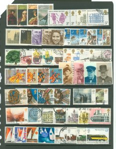 Great Britain #697-752  Single (Complete Set)