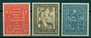 Luxembourg #334-336  Mint  VF  NH  Scott $1.50  Religion