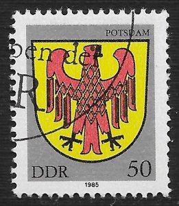 Germany DDR #2465 50pf City Arms - Postdam ~ CTO