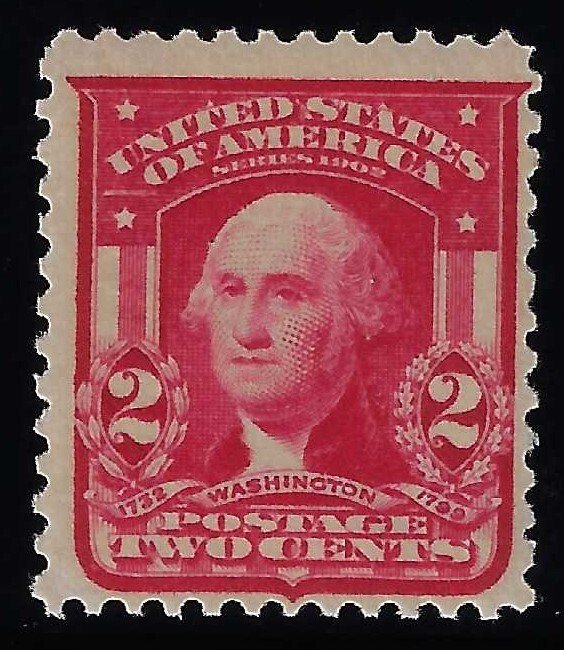 Scott #319Fi - F/VF-OG-NH - Scarcer carmine lake shade, type II - SCV $150