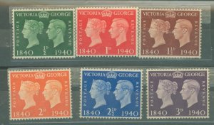 Great Britain #252-257 Mint (NH) Single (Complete Set)