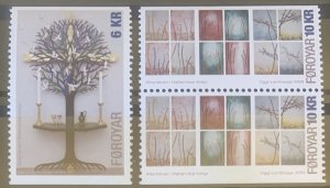 Faroe Islands 2009 #522-3 MNH. Religion