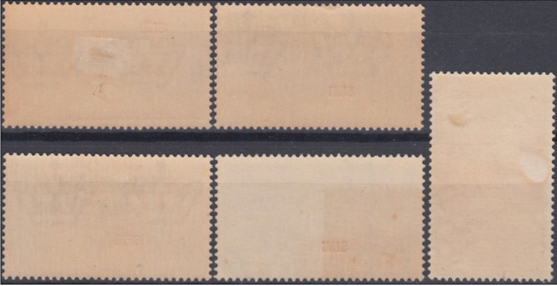 Italy Egeo Simi - Sassone n.12-16 - MH*  Ferrucci