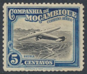 Mozambique Company    SC# C1  MH  Air Post Aircraft     see details & scans 