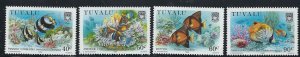 Tuvalu 524-27 MNH 1989 Marine Life (an2227)