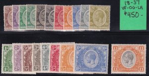 KUT Scott # 18 - 37 VF set OG previously hinged nice color scv $ 675 ! see pic !