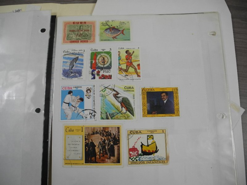 NORTH KOREA, CUBA &, accumulation of Stamps & Souvenir Sheets