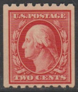 U.S. Scott #391 Coil Washington Stamp - Mint NH Single - IND