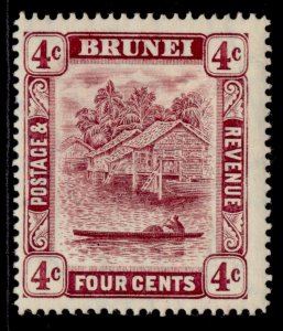 BRUNEI EDVII SG39, 4c claret, M MINT.