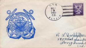 USSALTAIR AK-257  - US NAVY  1952 FDC17588