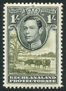 BECHUANALAND-1952 1/- Grey-Black & Olive-Green Sg 125a UNMOUNTED MINT V21231