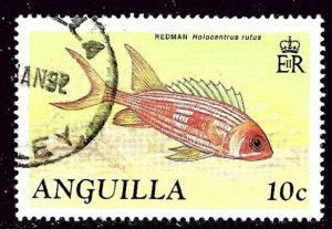 Anguilla 793 Used 1990 Fish    (ap4171)