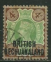 British Bechuanaland # 6, Used