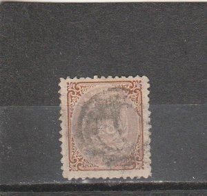 Denmark  Scott#  24  Used  (1870 Numeral of Value)